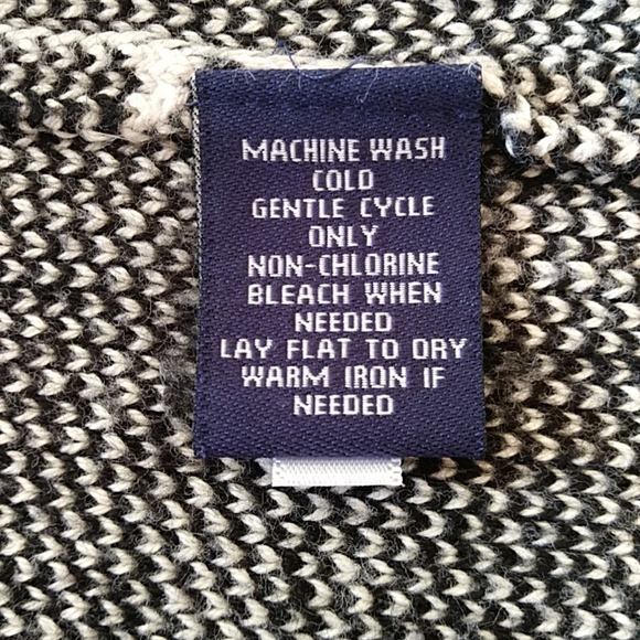 Plaid Asymmetrical Cropped Sweater Jacket LARGE Black White - Picture 3 of 16